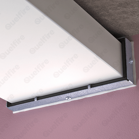 Graphic of a QRS sleeve installed through a wall.