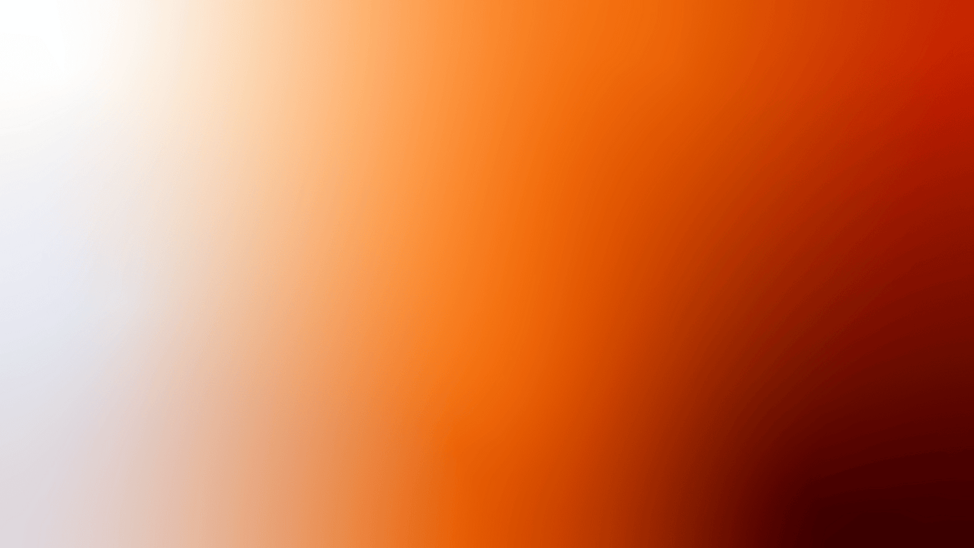 Gradient background transitioning from orange to white