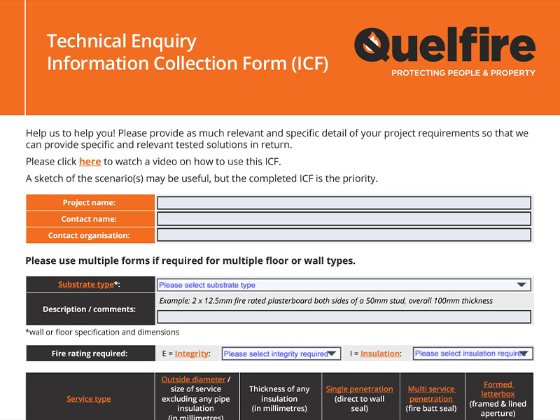 Benefits Of The Information Collection Form ICF Quelfire