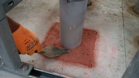 Fire Protection Compound or Site Mixed Concrete / Screed as Backfill Around Service Penetrations?