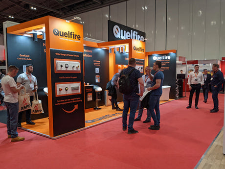Quelfire Returns to Exhibit at the First Face-to-Face FIREX International in London Since 2019