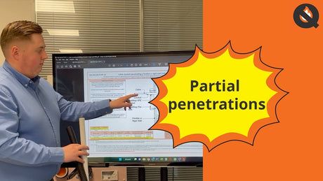 Cable Conduits Penetrating a Flexible or Rigid Wall (Partial Penetrations)