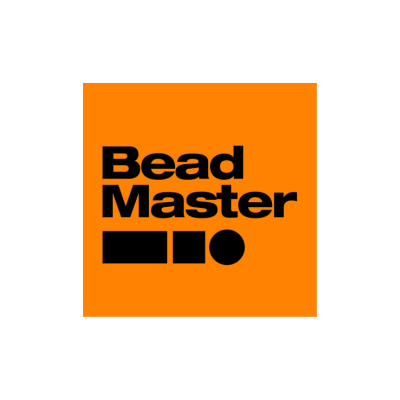 Bead Master logo on an orange square background