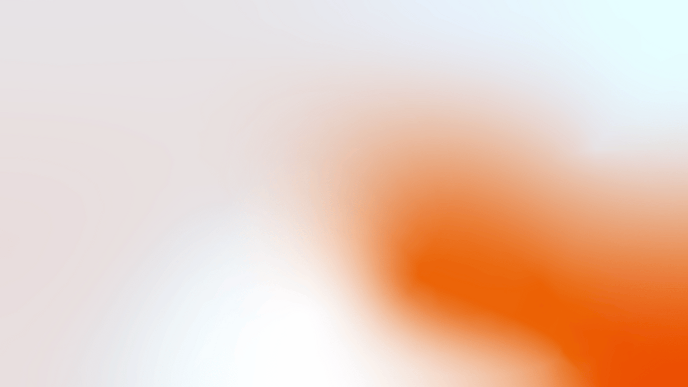 Gradient background transitioning from white to orange