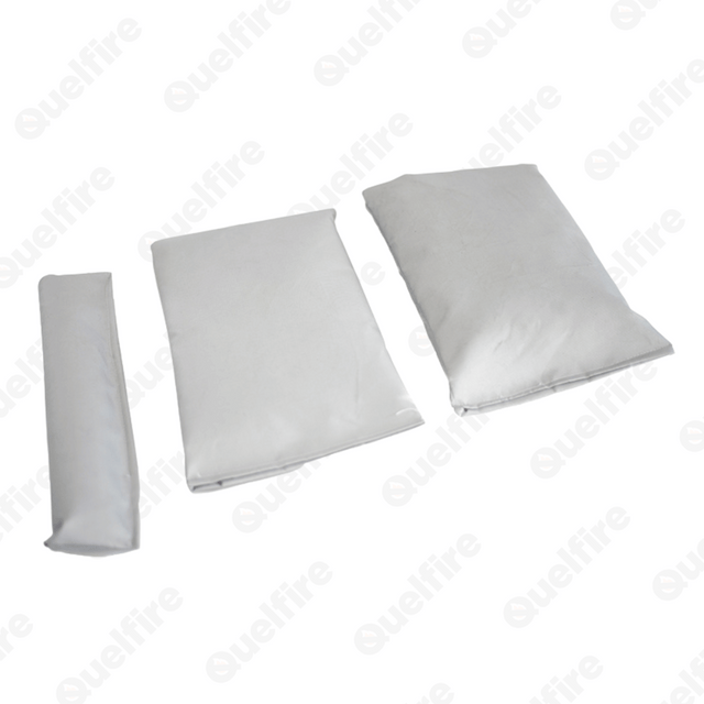 Grey QFP QuelStop Intumescent Fire Pillows - supplied in three different sizes. 
