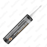 The QuelStop HPE Sealant product on a white background. The packaging is black and grey with the text 'QuelStop CE Marked HPE Graphite Sealant'.