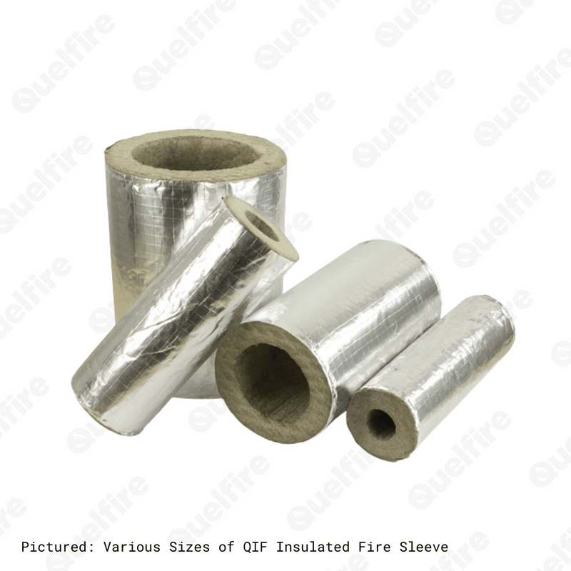 Insulated Fire Sleeve for Combustible & Non-Combustible Pipes - Quelfire