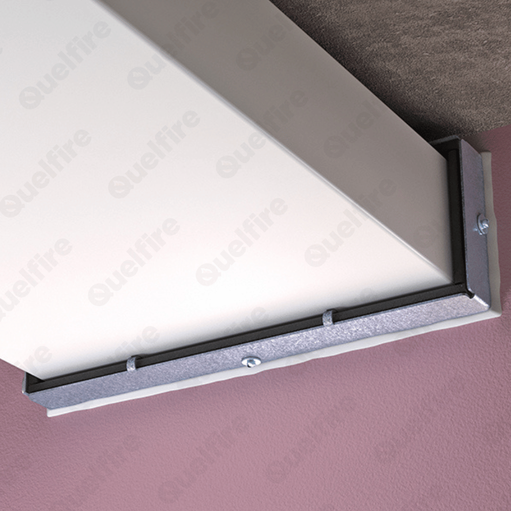 Graphic of a QRS sleeve installed through a wall. 