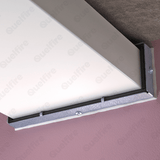 Graphic of a QRS sleeve installed through a wall. 