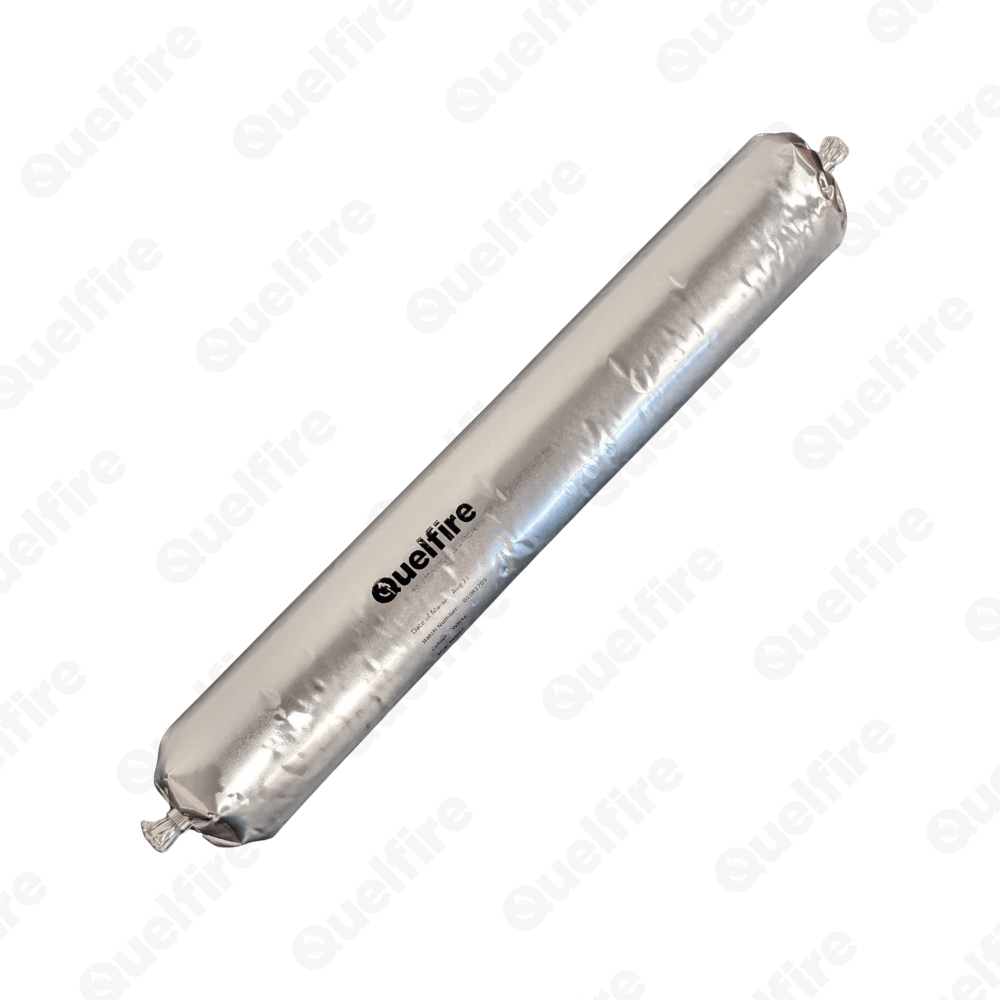 Quelfire QSS Intumescent Acoustic Acrylic Sealant 600ml foil pack. 