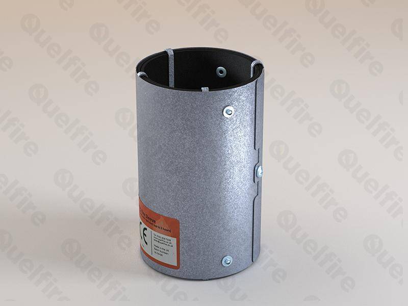 The QRS Circular Fire Sleeve. The Quelfire logo is watermarked. 