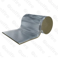 QFFDW Rockwool Foil-Faced Rockfibre Ductwrap 40mm thick 45kg/m³ (8m²) - 2 pieces per roll
