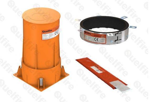 Pipe penetration firer seals