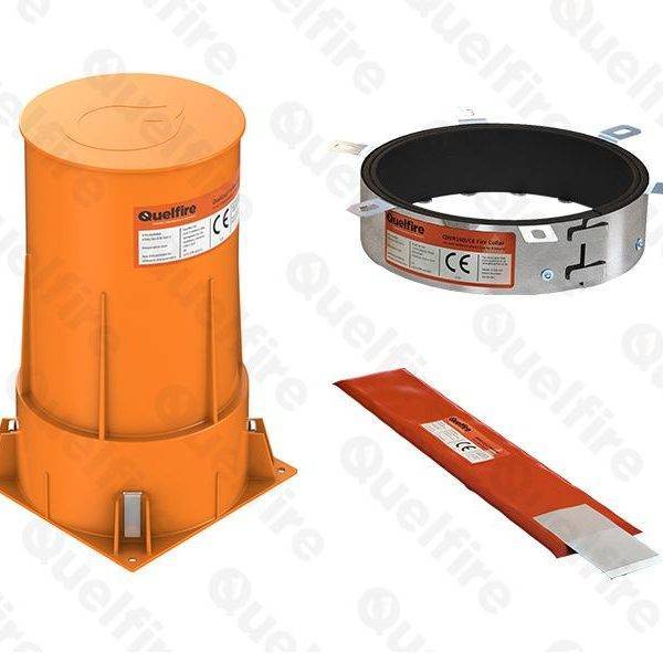 Pipe penetration firer seals